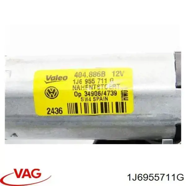 1J6955711G VAG Motor del limpiaparabrisas trasero