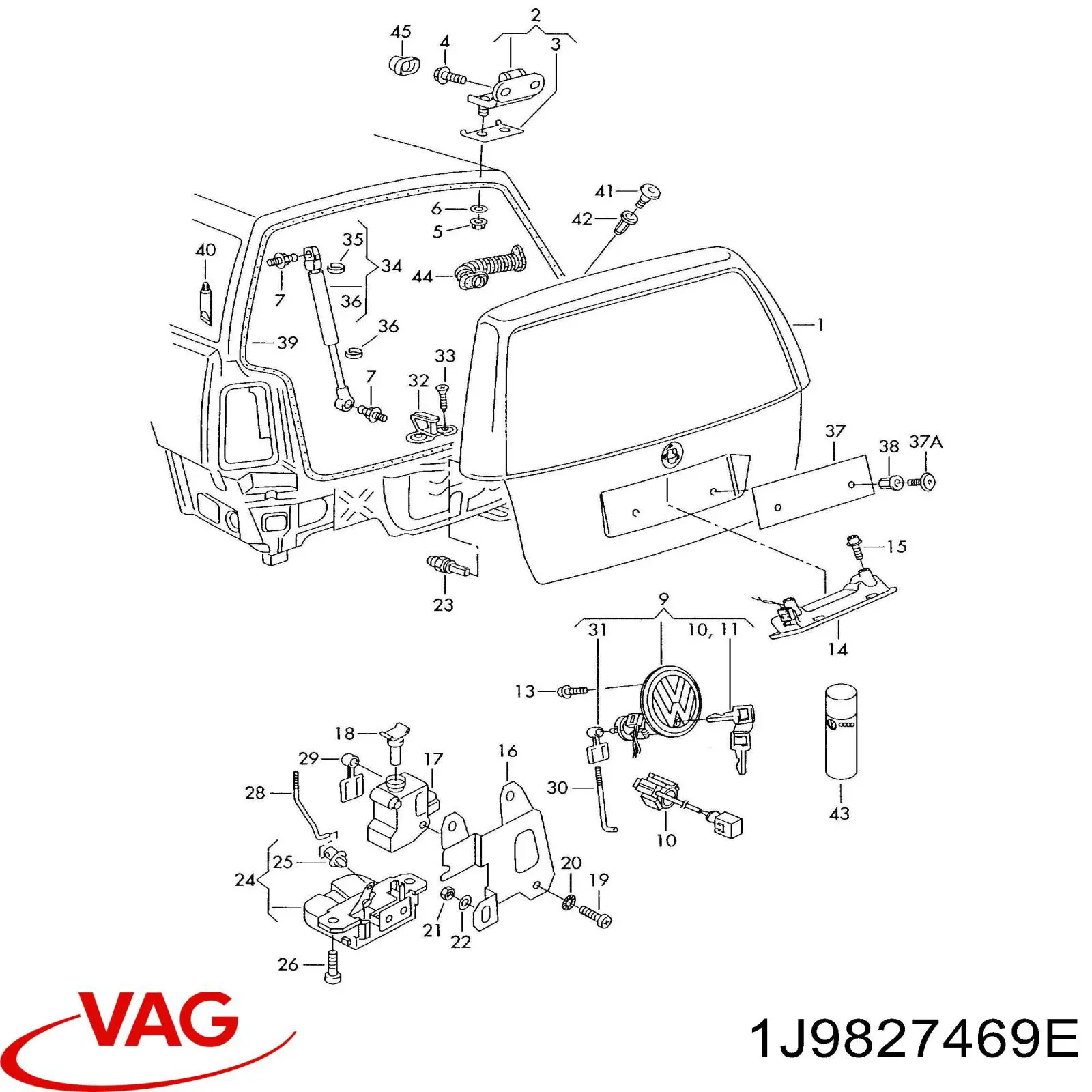 1J9827469E VAG 
