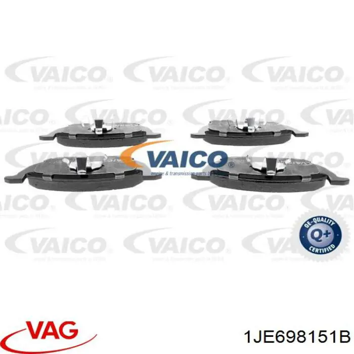 Pastillas de freno delanteras Seat Ibiza 5 KJ1, KJG