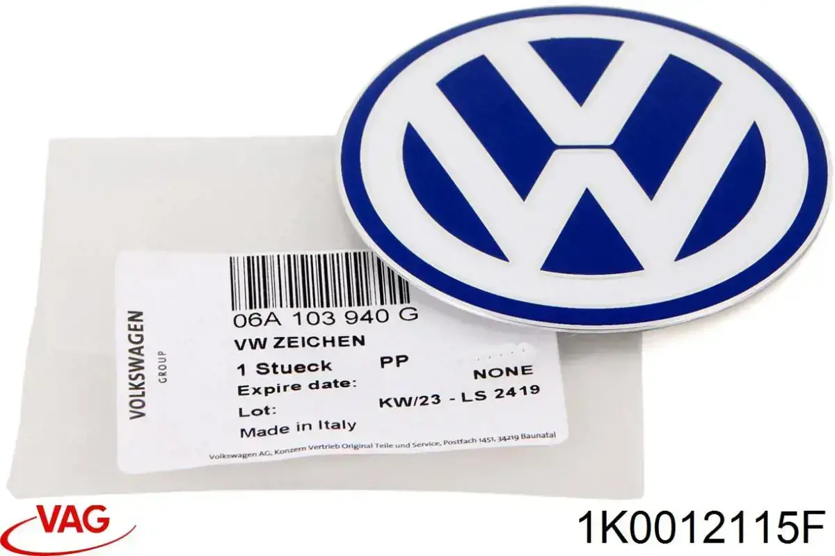 Caja de herramientas 1K0012115F VAG