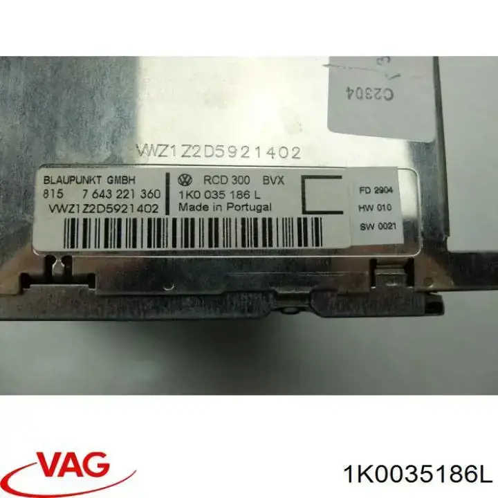 Comprar 1K0035186L VAG Radio