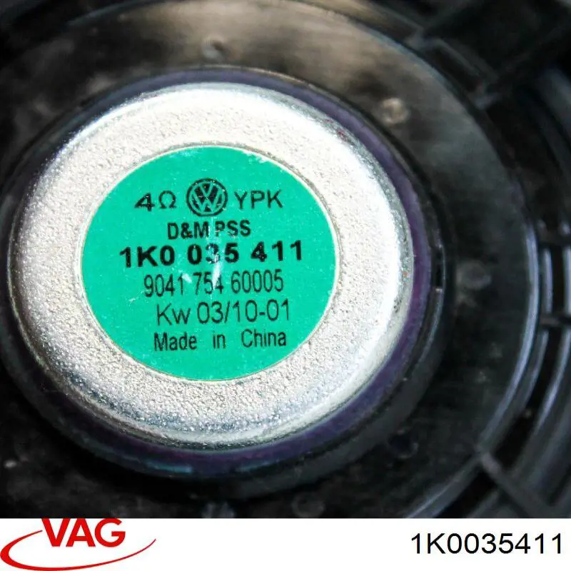 Altavoz de bandeja trasera 1K0035411 VAG
