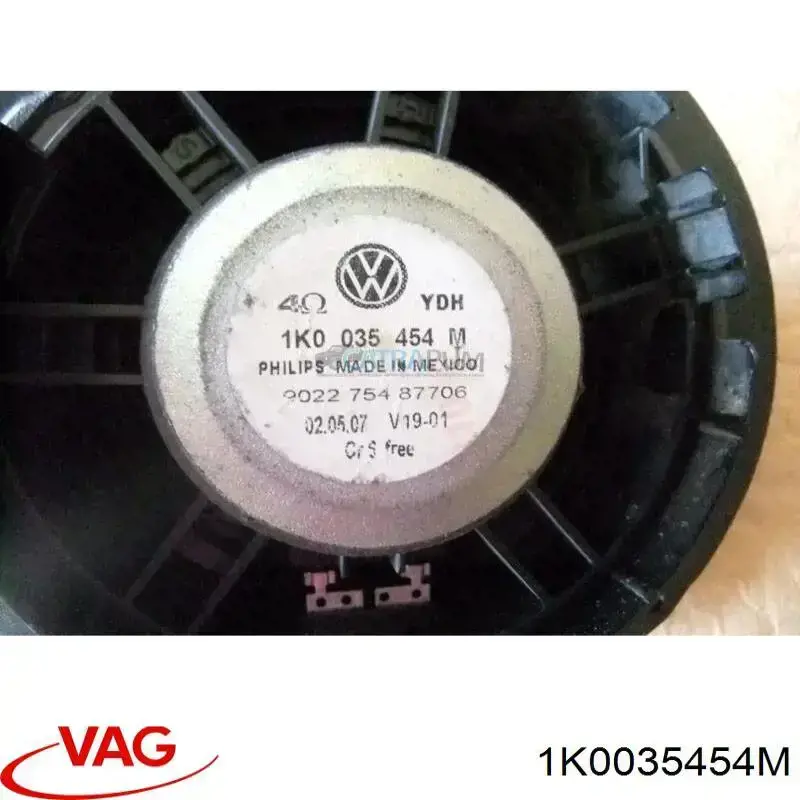 Comprar 1K0035454M VAG Altavoz de la puerta delantera