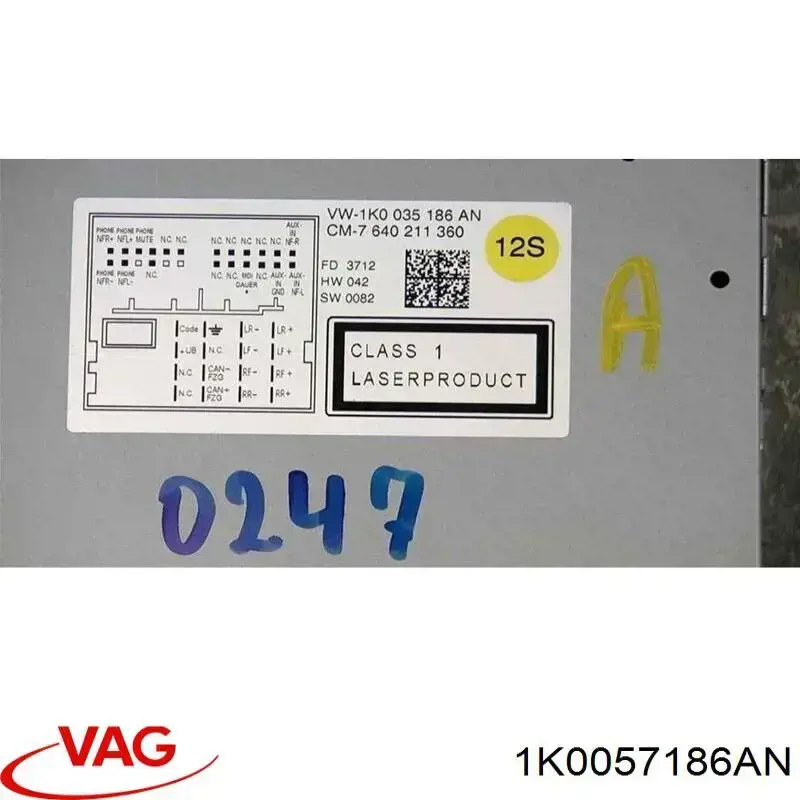  VAG 1K0057186AN precio, desde 117,61 EUR