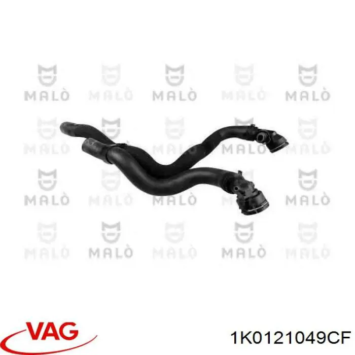 1K0121049CF VAG Manguera superior del radiador