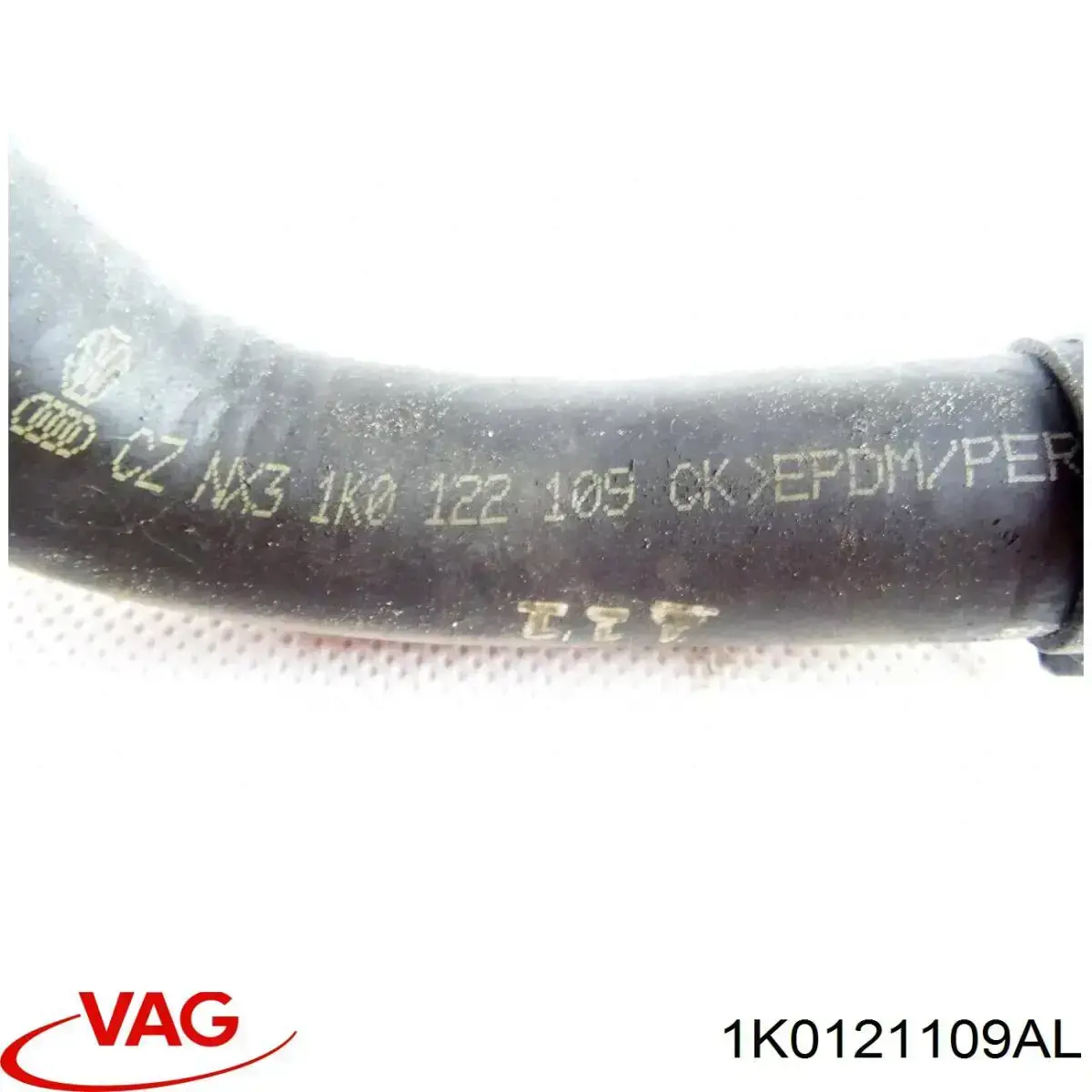 1K0121109AL VAG manguera (conducto del sistema de refrigeración)