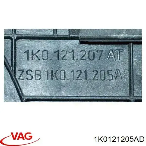 Bastidor radiador 1K0121205AD VAG