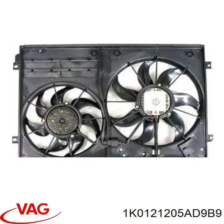 Bastidor radiador 1K0121205AD9B9 VAG