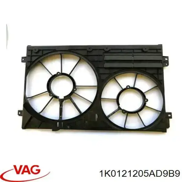 1K0121205AD9B9 VAG bastidor radiador