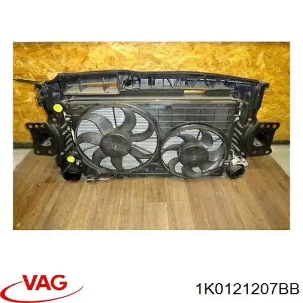 8E0121207C VAG bastidor radiador