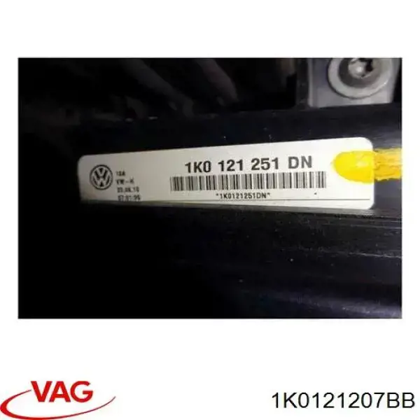 1K0121207BB VAG Radiador