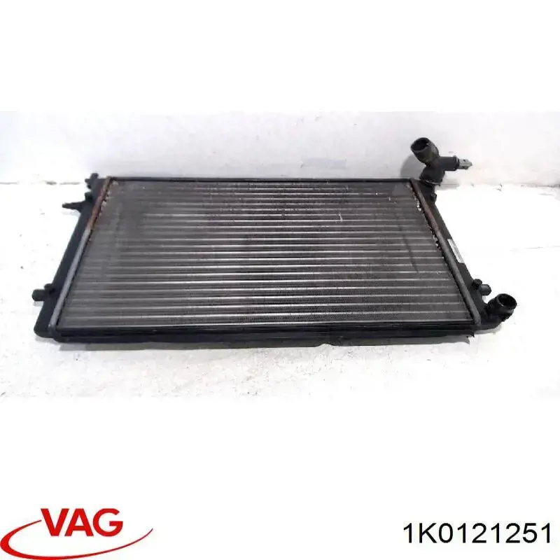 1K0121251 VAG radiador refrigeración del motor