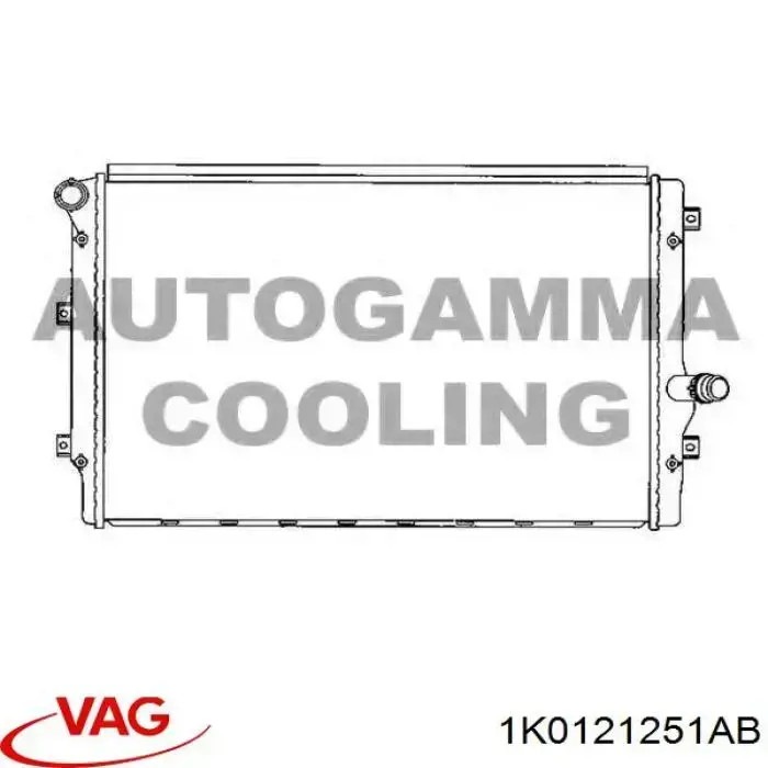 Água radiador VAG 1K0121251AB precio, desde 61,71 EUR