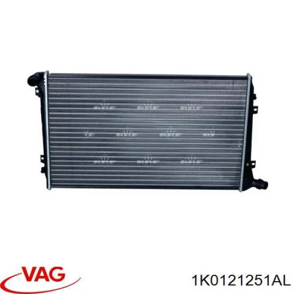 Radiador de água VAG 1K0121251AL