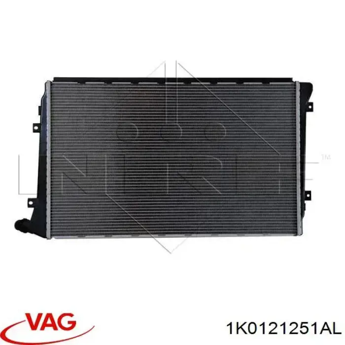 1K0121251AL VAG radiador