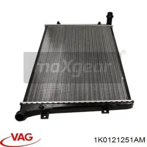 Radiador 1K0121251AM VAG