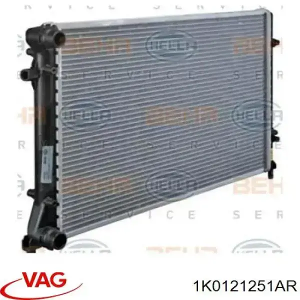 Radiador de água VAG 1K0121251AR