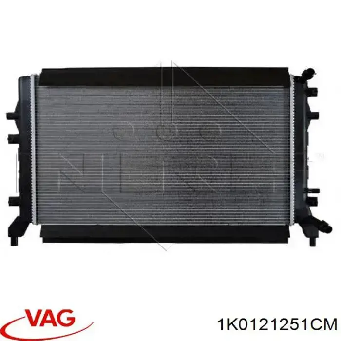 1K0121251CM VAG radiador