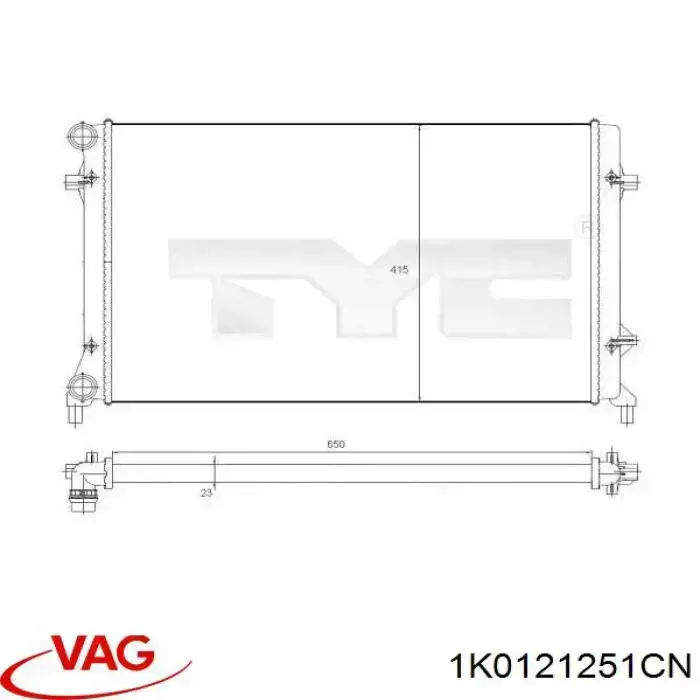 Água radiador VAG 1K0121251CN precio, desde 50,91 EUR