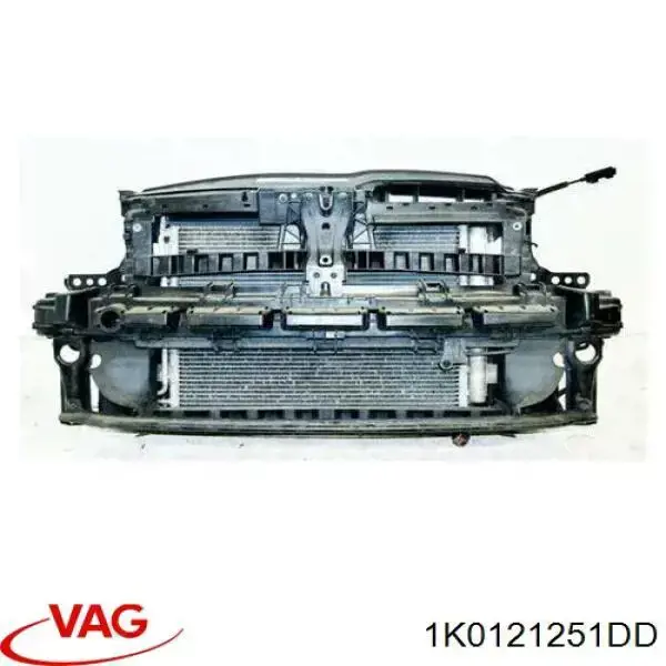 1K0121251DD VAG radiador