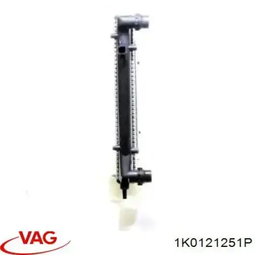 Radiador 1K0121251P VAG