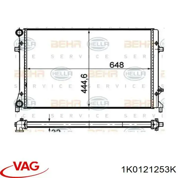 Comprar 1K0121253K VAG Radiador de auto