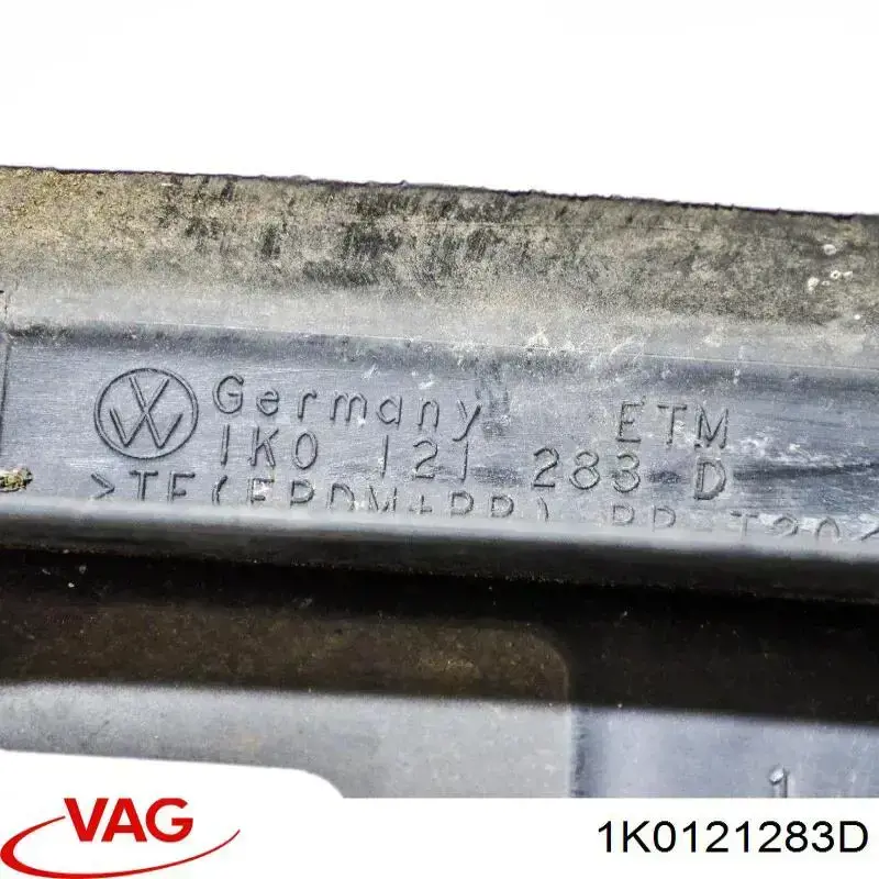 Deflector de aire del radiador izquierdo 1K0121283D VAG
