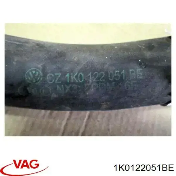 1K0122051BE VAG manguera refrigerante para radiador inferiora
