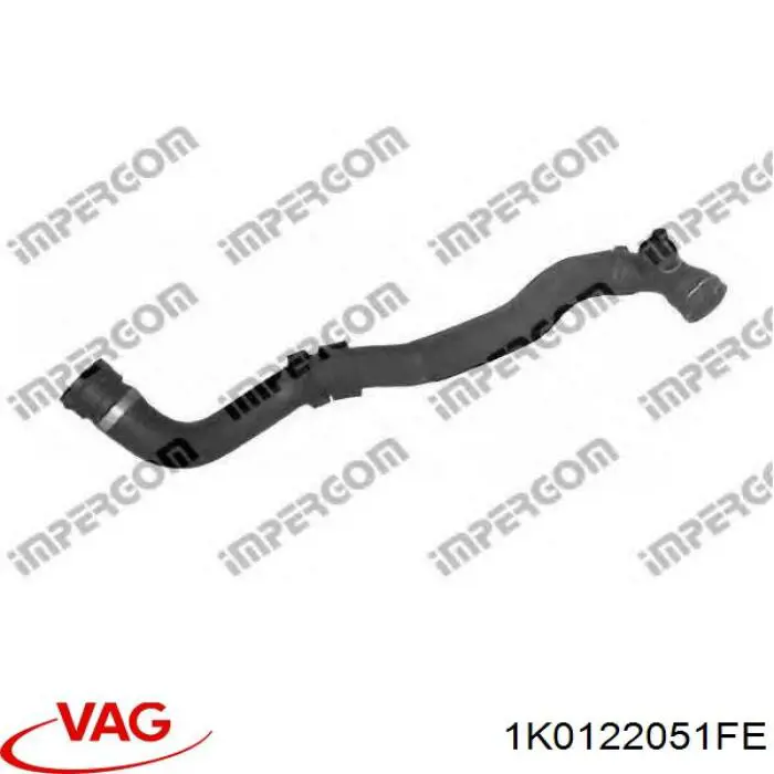 1K0122051FE VAG Manguera inferior del radiador