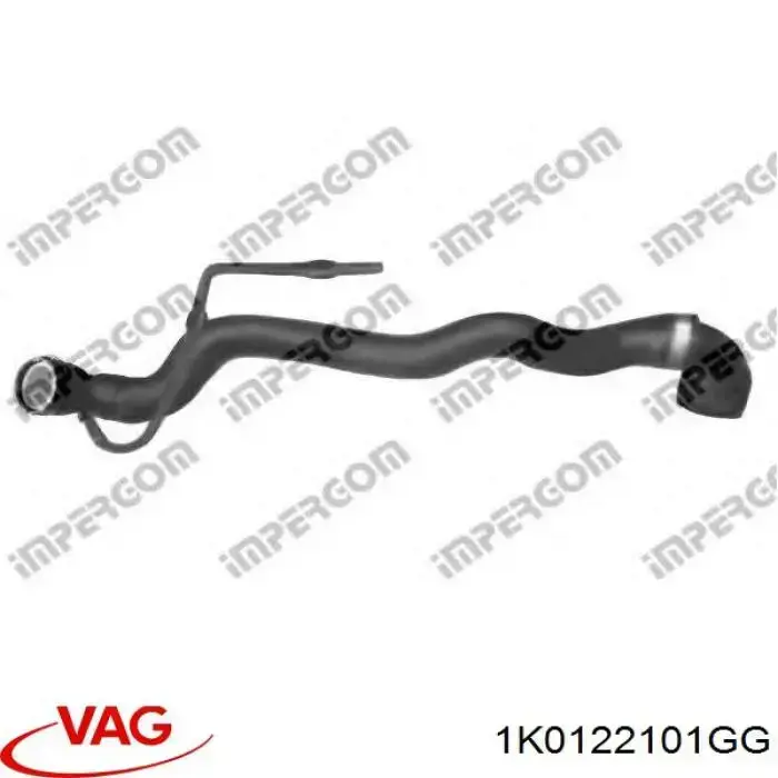 Manguera superior del radiador VAG 1K0122101GG precio, desde 24,36 EUR