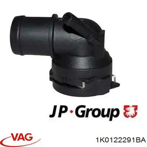1K0122291BA VAG Acople rápido de la manguera del radiador