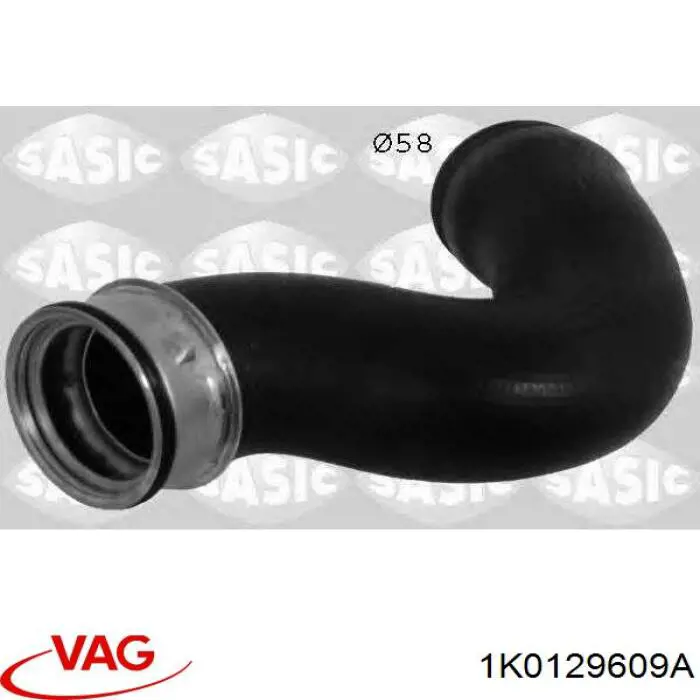 Tubo de admisión de aire, entrada del filtro de aire VAG 1K0129609A precio, desde 54,48 EUR