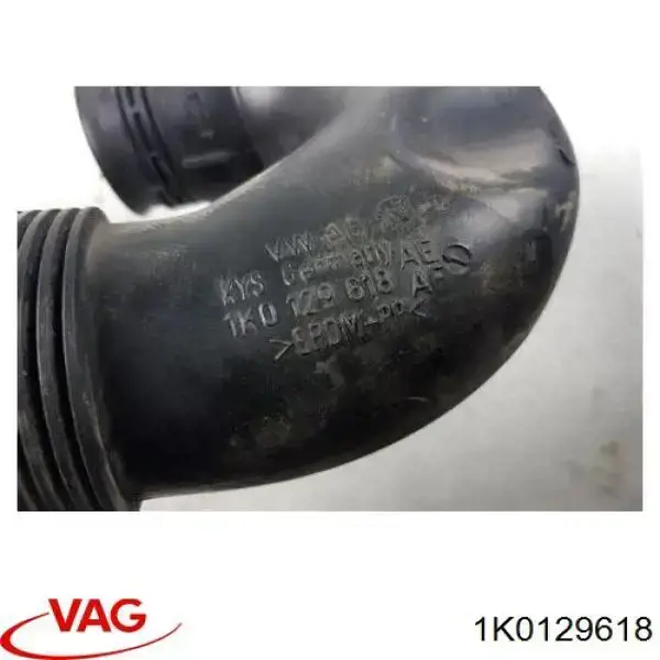 1K0129618 VAG Conducto de aire, salida del filtro de aire
