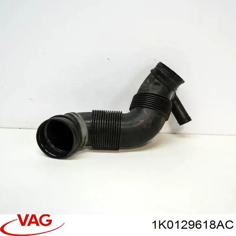 1K0129618AC VAG tubo flexible de aspiración, entrada del filtro de aire