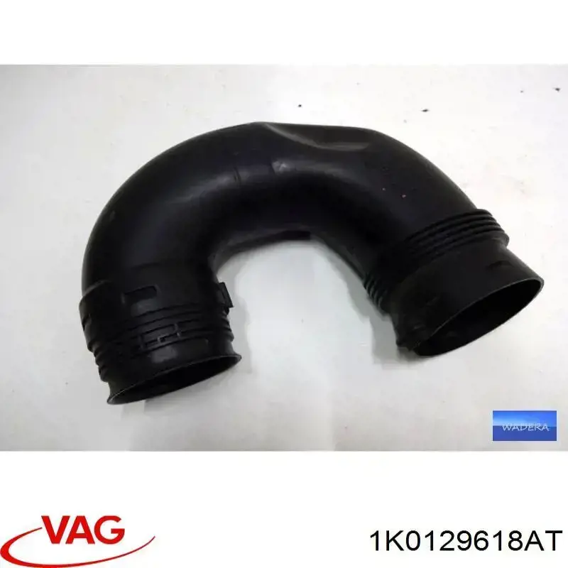 1K0129618AT VAG tubo flexible de aspiración, entrada del filtro de aire