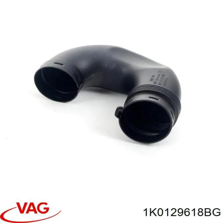 1K0129618BG VAG tubo flexible de aspiración, entrada del filtro de aire