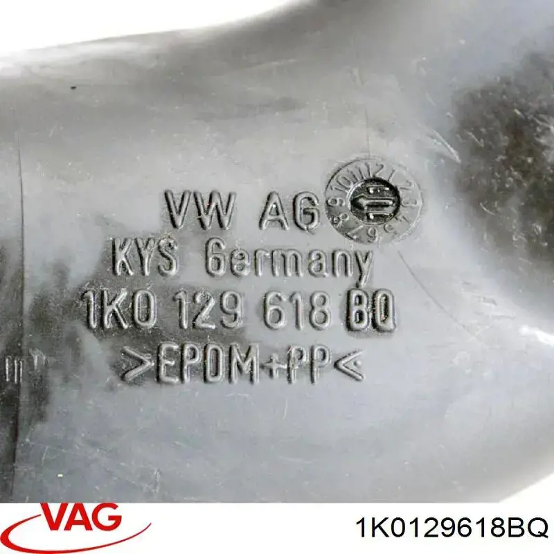 Tubo de admisión de aire, entrada del filtro de aire VAG 1K0129618BQ precio, desde 33,00 EUR