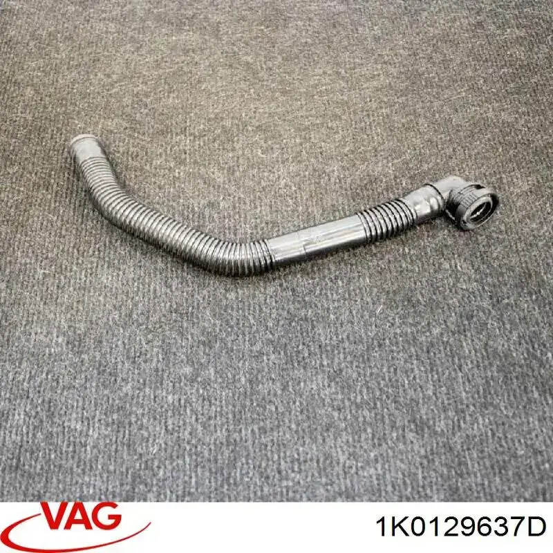 Manguera de drenaje de la carcasa del filtro de aire 1K0129637D VAG