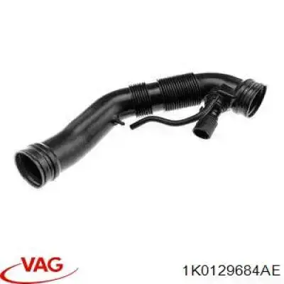1K0129684AE VAG tubo flexible de aspiración, salida del filtro de aire