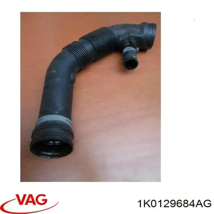 1K0129684AG VAG tubo flexible de aspiración, salida del filtro de aire