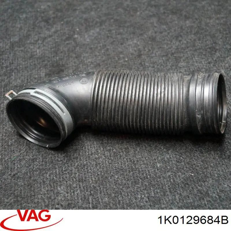Conducto de aire, salida del filtro de aire 1K0129684B VAG