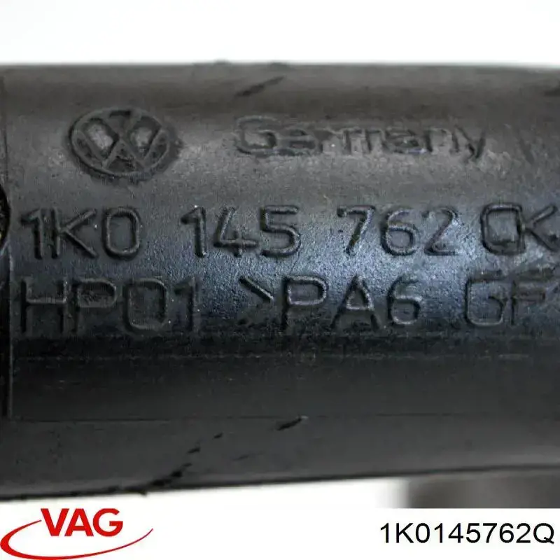 1K0145762Q VAG tubo flexible de aire de sobrealimentación derecho