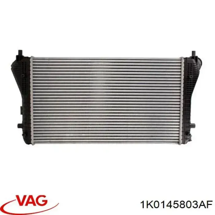 1K0145803AF VAG radiador de aire de admisión