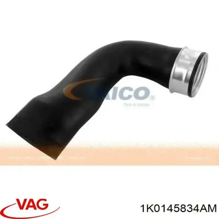 1K0145834AM VAG tubo flexible de aire de sobrealimentación izquierdo