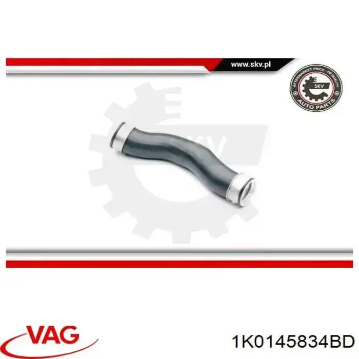 Tubo intercooler 07229 Metalcaucho