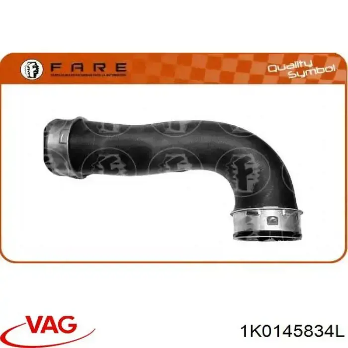 Tubo intercooler 1K0145834L VAG