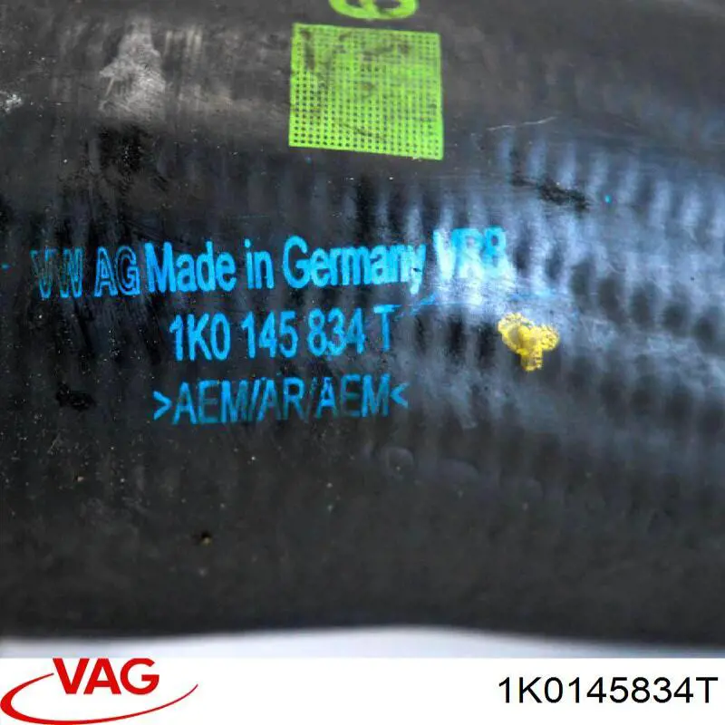 Tubo intercooler 1K0145834T VAG
