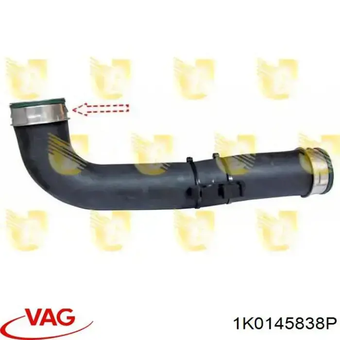 1K0145838P VAG Manguera del intercooler