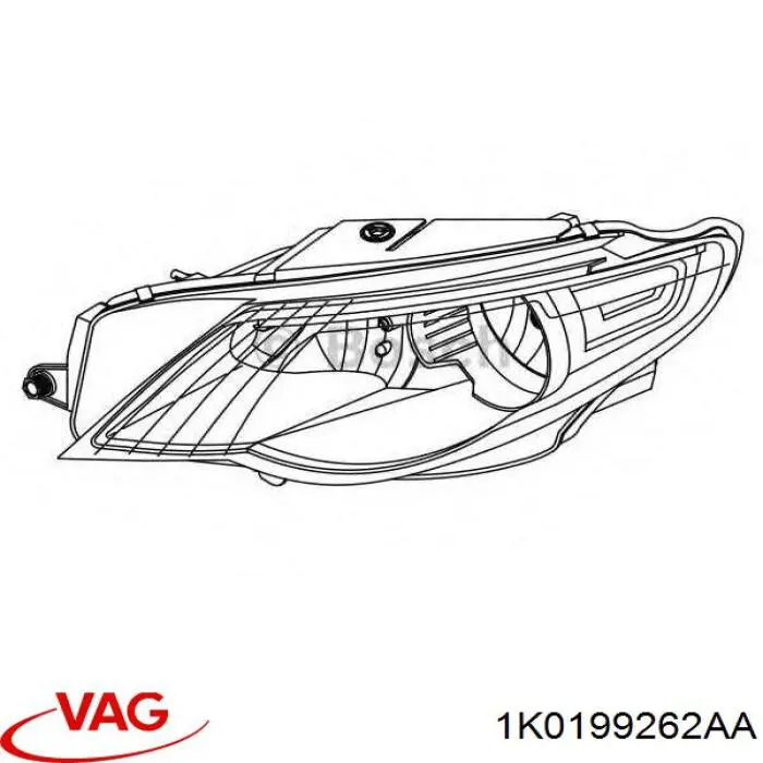 Soporte de motor derecho VAG 1K0199262AA