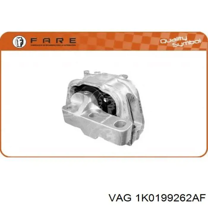 1K0199262AF VAG soporte de motor derecho